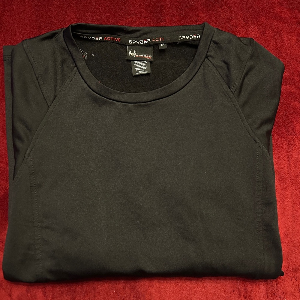 Spyder Black Activewear Shirt